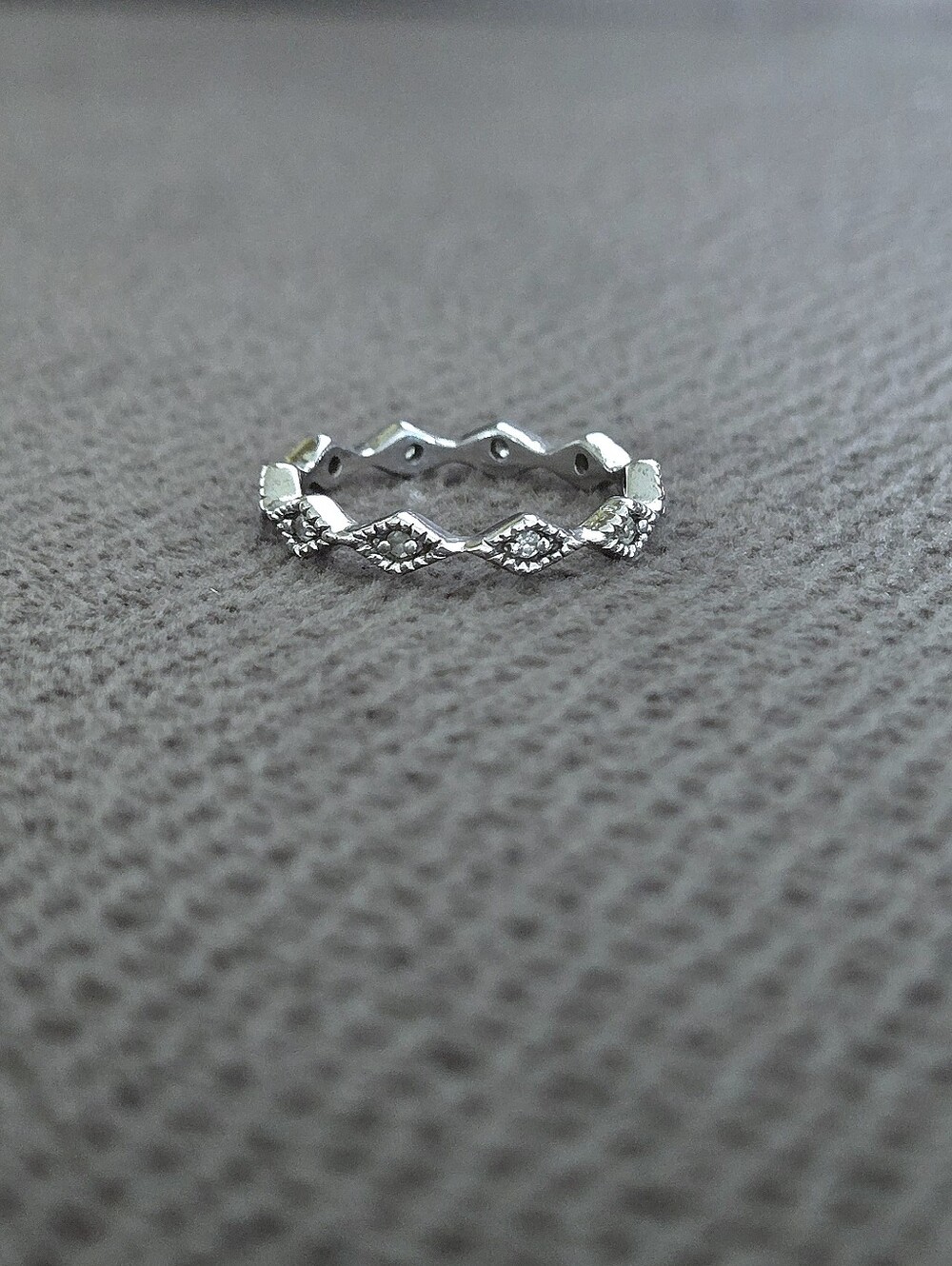Silver🤍 Ring💍 with Swarovski Marcasites
